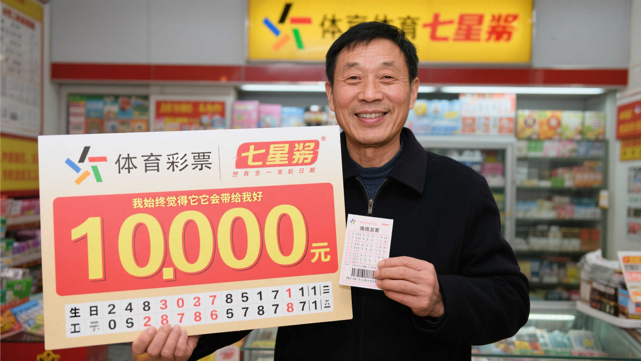 彩民坚持守号终获七星彩千万大奖：信念成就梦想